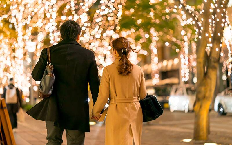 クリスマスの不倫デート