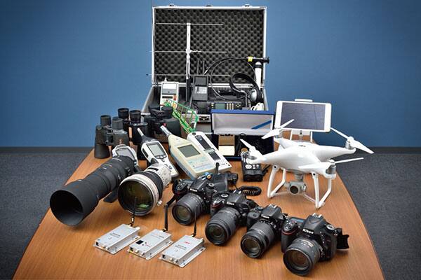 調査機材も充実